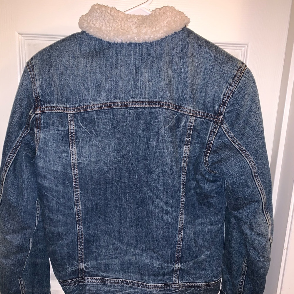 American Eagle Sherpa Jean Jacket - Picture 2 of 3